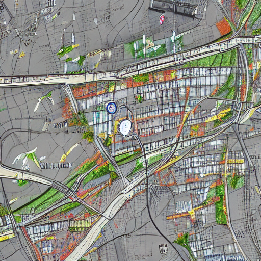 La imagen debe ilustrar un mapa detallado que muestra espacios de estacionamiento disponibles en el centro de Braga, con marcadores y etiquetas claras para la navegación fácil.